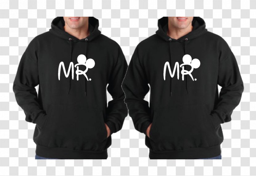 T-shirt Hoodie Mickey Mouse Minnie Sweater - Sweatshirt - Heart-shaped Bride And Groom Wedding Shoots Transparent PNG