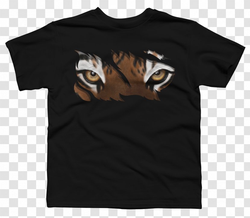 T-shirt Clothing Crew Neck Fashion - Cat Like Mammal Transparent PNG