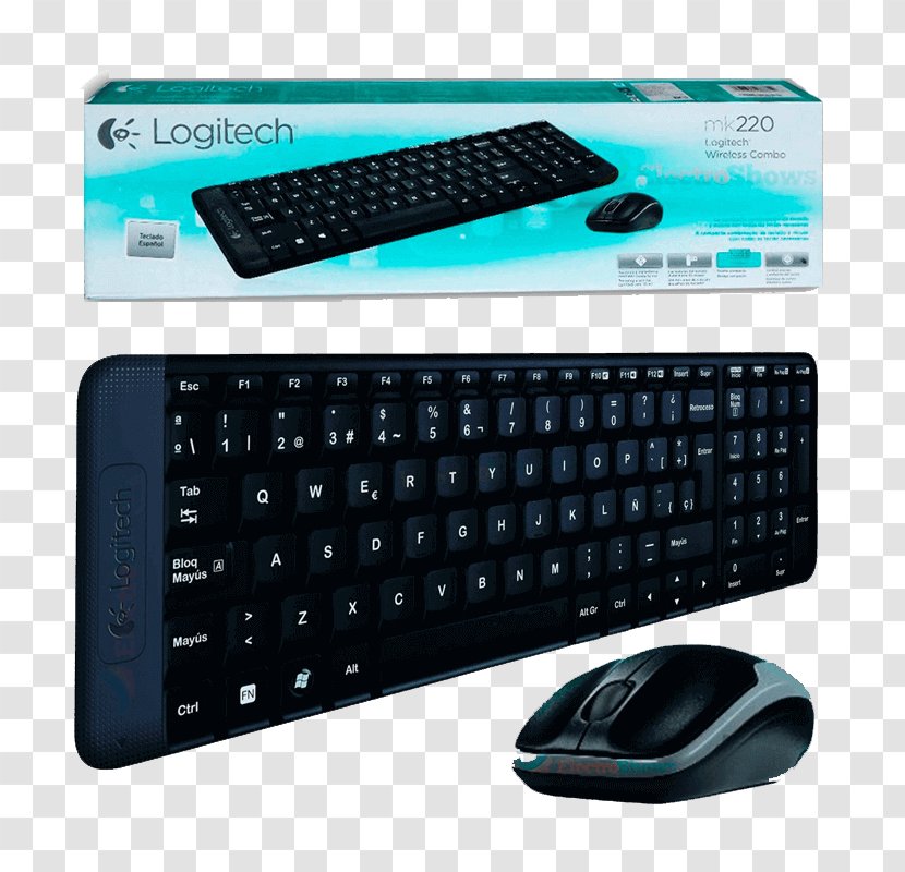 Computer Keyboard Mouse Numeric Keypads Space Bar Logitech - Electronics Transparent PNG