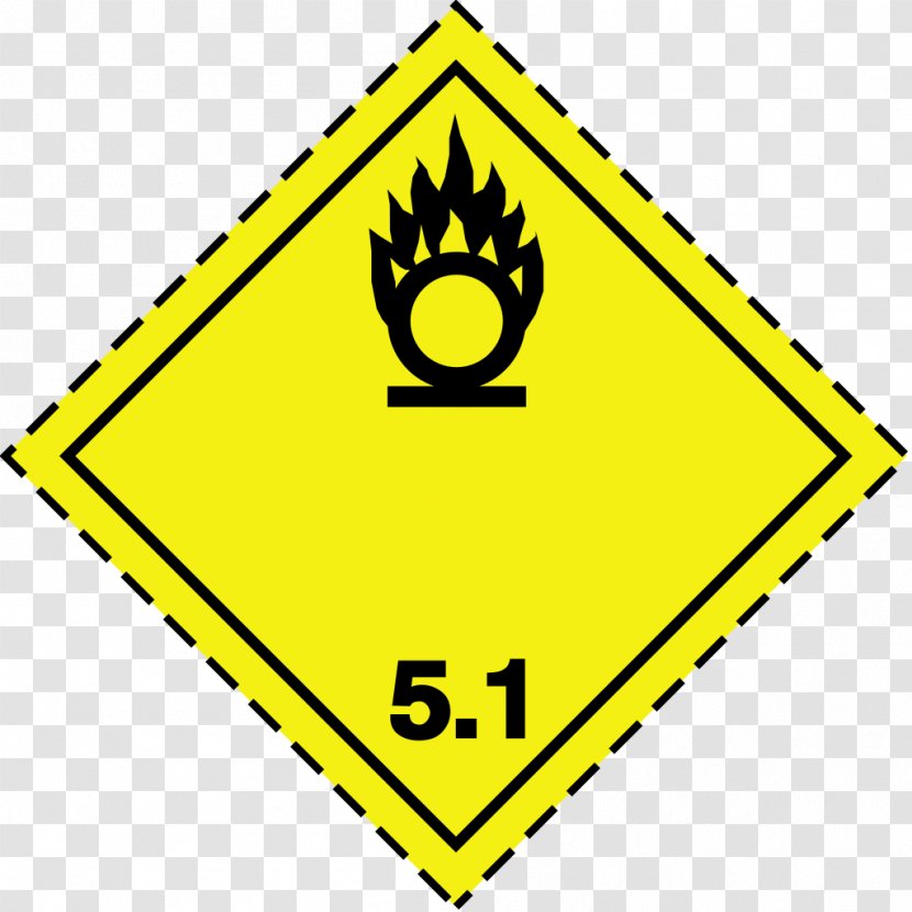 ADR Dangerous Goods GHS Hazard Pictograms Oxidizing Agent Transport - Area - I Transparent PNG