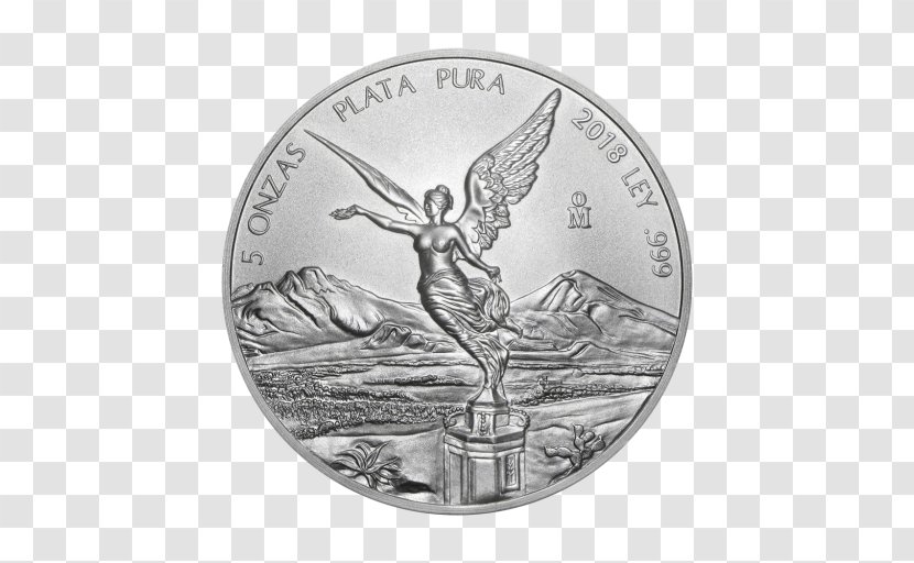 Libertad Ounce Silver Coin Gold Transparent PNG