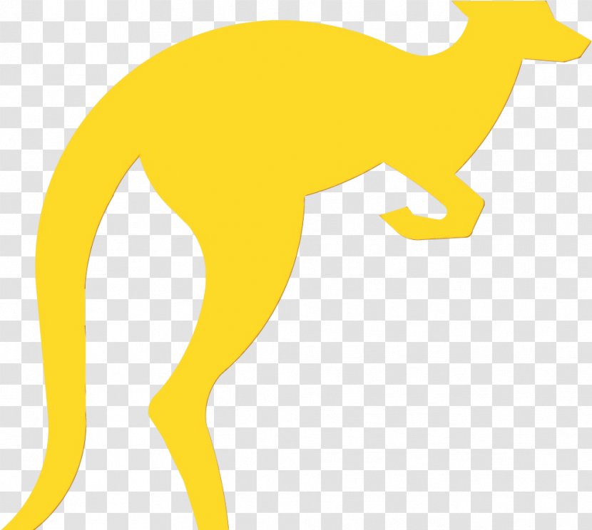 Dinosaur - Wet Ink - Red Kangaroo Transparent PNG