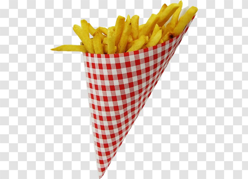 French Fries Paper Fish And Chips Cone Potato - Food - Batata FRITA Transparent PNG