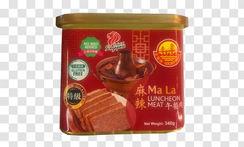 Cajeta Product Flavor Lunch Meat Golden Bridge Pork Luncheon Indo-China Shrimp Paste Flavour 340g - Ham Sausage Transparent PNG