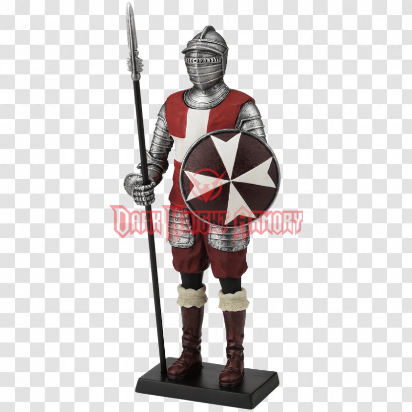 Knight Maltese Cross Malta Figurine Pike - Sculpture Transparent PNG