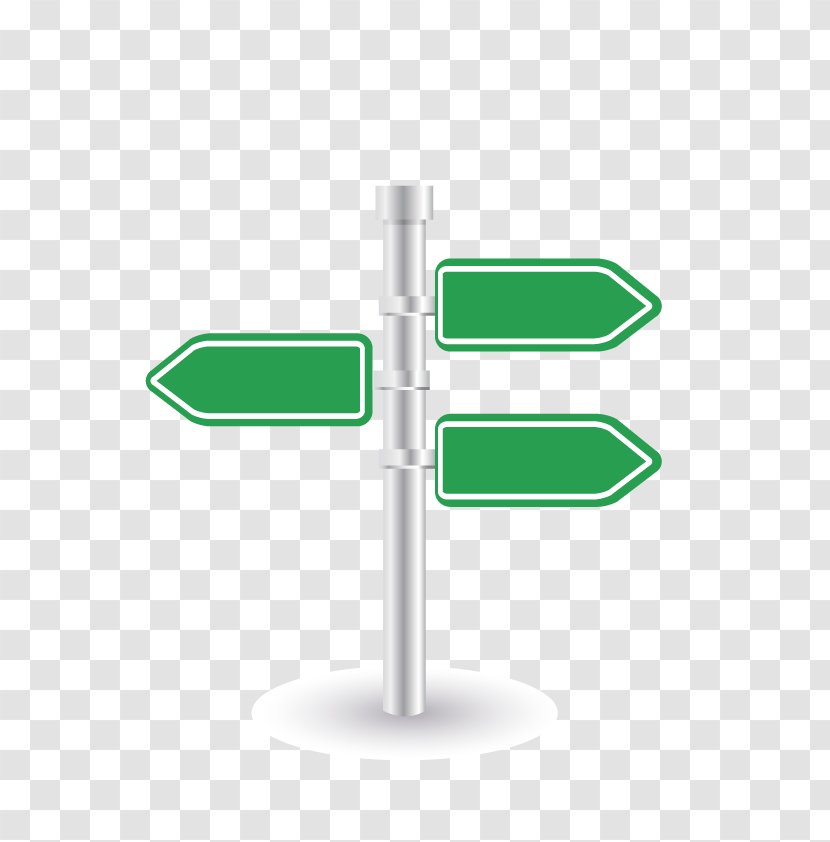 Arah Euclidean Vector Direction, Position, Or Indication Sign - Symbol - Green Direction Signs Transparent PNG