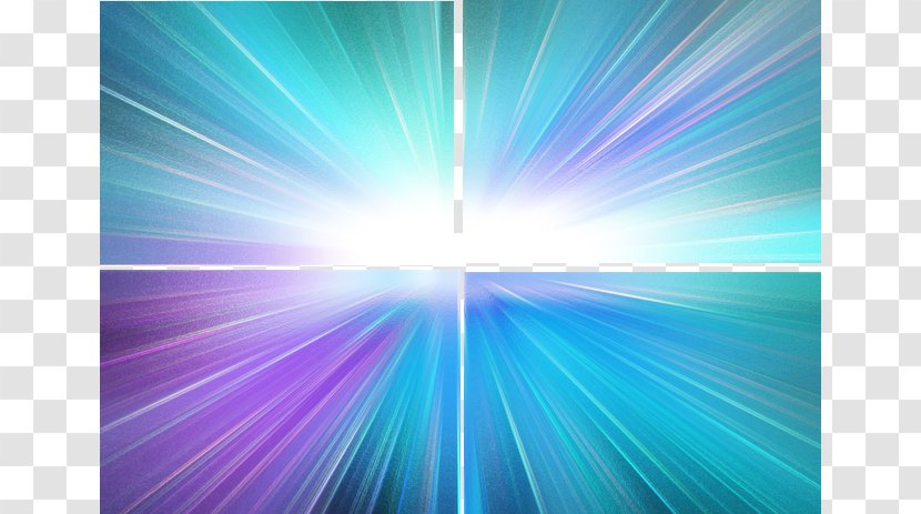 Blue Color Science Purple Technology - Ray And Transparent PNG