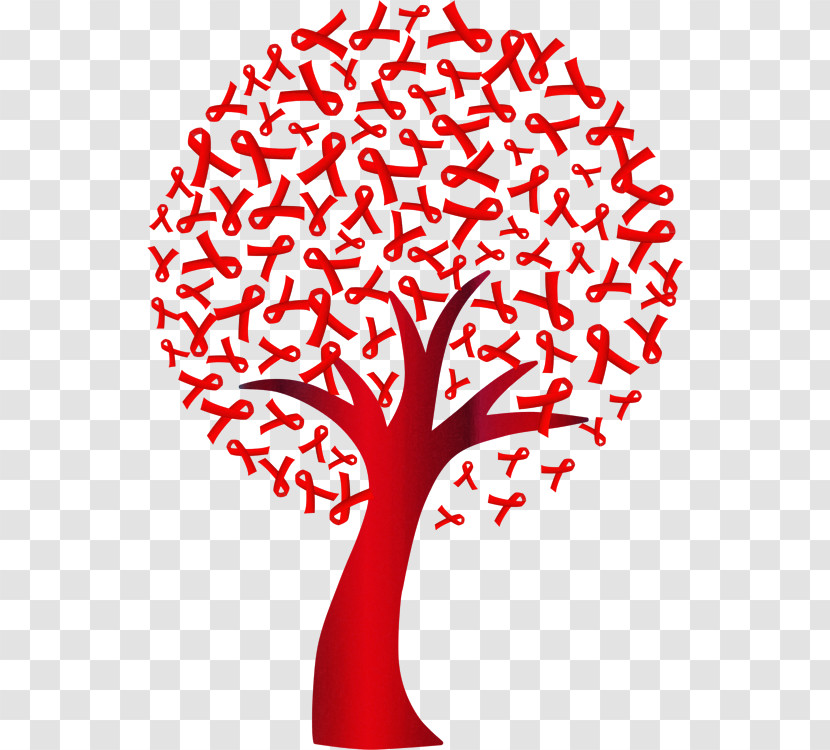 Tree Red Woody Plant Plant Transparent PNG