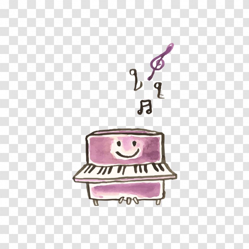 Logo Piano Cartoon - Frame - Purple Transparent PNG