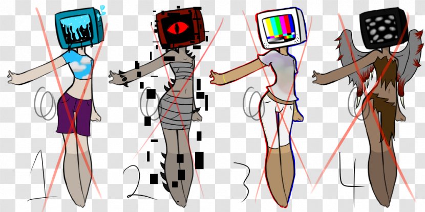 Television Aesthetics Art - Heart - Aesthetic Head Transparent PNG