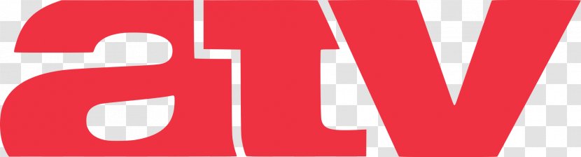Logo ATV Television Corporate Identity LyngSat - Trademark - Red Transparent PNG