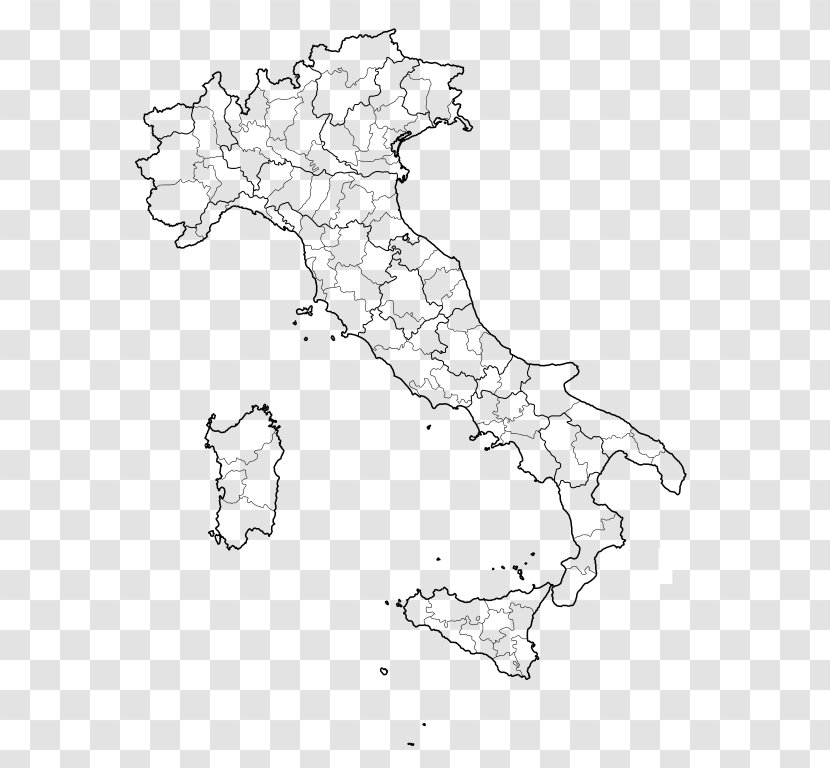 Regions Of Italy Vicenza Vector Map Transparent PNG