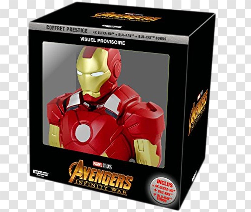 Iron Man Thanos Blu-ray Disc Ultra HD Black Panther - Fictional Character Transparent PNG