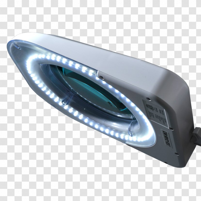 Magnifying Glass Light-emitting Diode Lamp Magnification - Lighting Transparent PNG