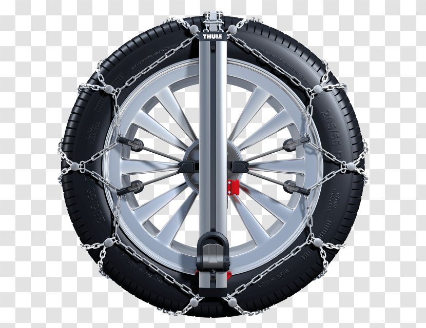 Car Snow Chains Tire Thule Group - Wheel Transparent PNG