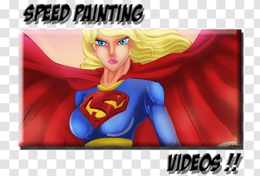 Fiction Animated Cartoon Superman - Watercolor Girls Transparent PNG