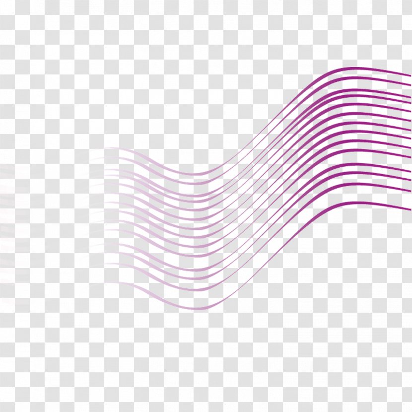 Gradient Line Euclidean Vector - Violet - Transition Transparent PNG