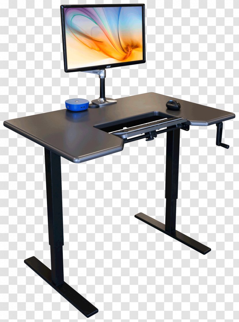 Standing Desk Carrel Hutch - Stand Up Table Transparent PNG