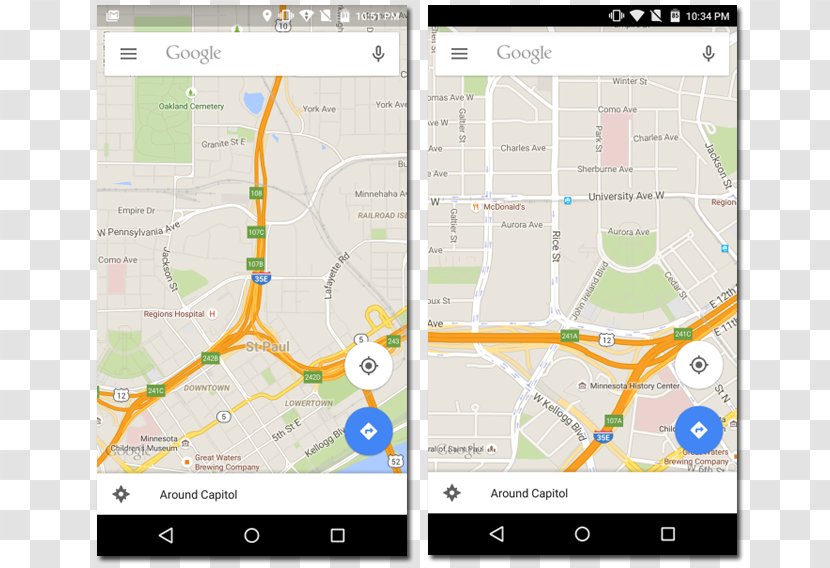 Google Maps Android 3 Plus Spot The Difference: Interior - Mensajes - Satellite Map Transparent PNG