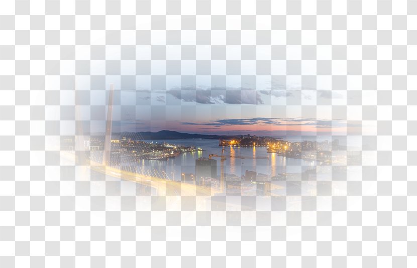 Cartoon Cloud - Sunrise - Reflection Transparent PNG