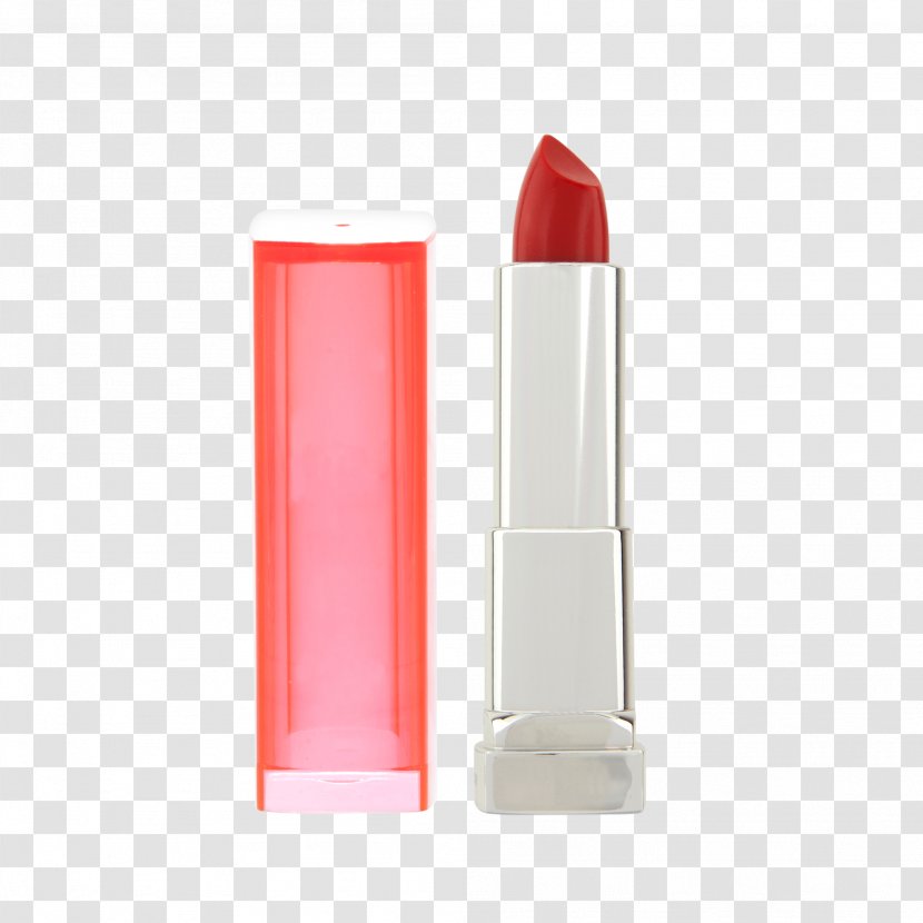 Lipstick Cosmetics Peach Red Maybelline - Health Beauty - Plum Transparent PNG