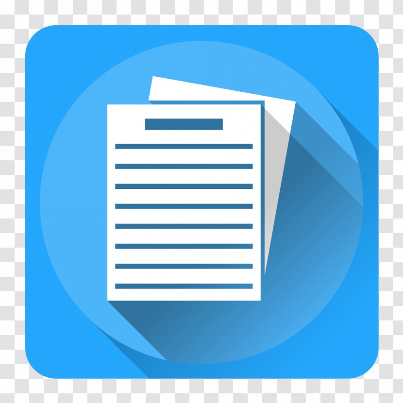 Blue Computer Icon Angle Text - Os X Yosemite - TextEdit Transparent PNG