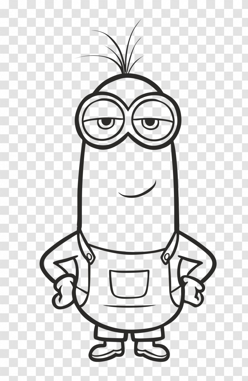 Kevin The Minion Bob Drawing Coloring Book Minions - Artwork - Birthday Transparent PNG