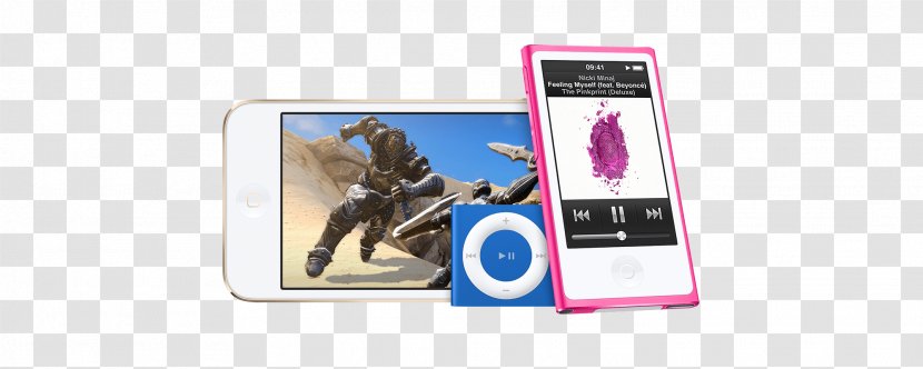 IPod Touch Shuffle Portable Media Player Nano - Multimedia - Apple Transparent PNG