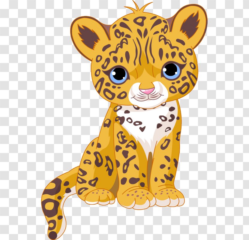 Jaguar Clip Art Vector Graphics Cartoon Illustration - Mammal Transparent PNG