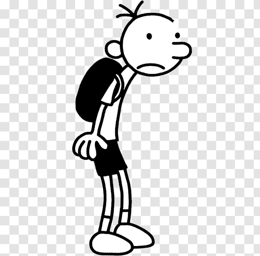 Greg Heffley Diary Of A Wimpy Kid: Hard Luck The Kid Movie Cabin Fever - Black And White Transparent PNG