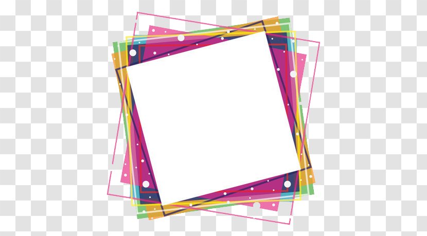 Picture Frame - Pink - Box Transparent PNG