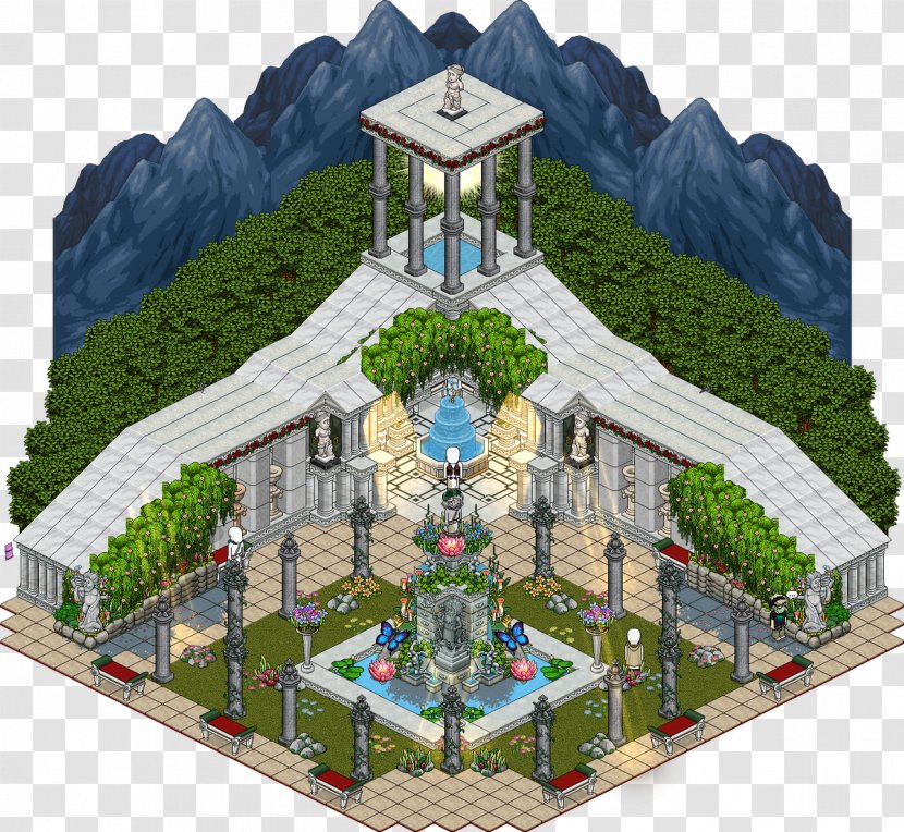 Habbo Greece Ancient Greek Temple Greeks - Summer - GREEK TEMPLE Transparent PNG