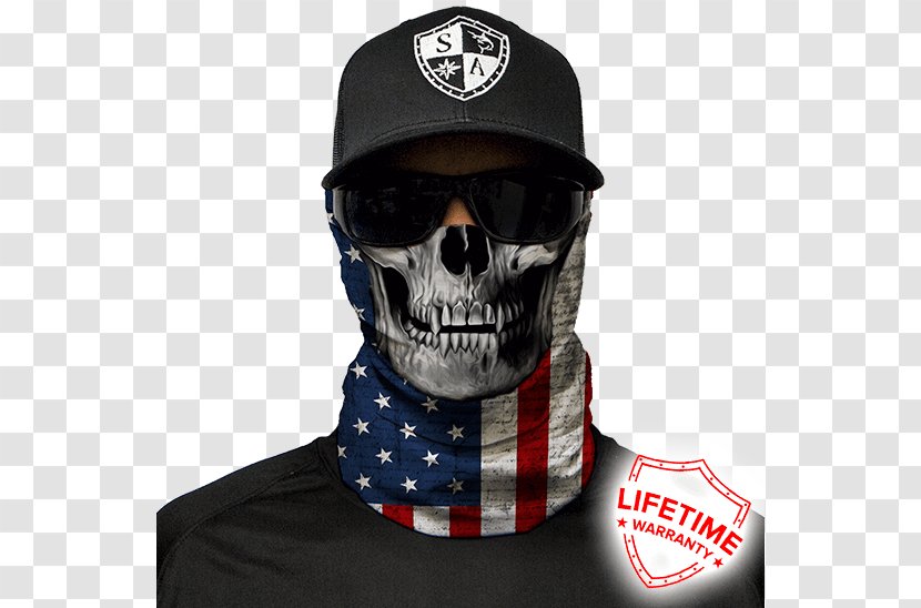 Face Shield United States Balaclava Skull - Kerchief Transparent PNG