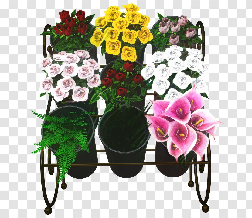 Pink Flower Cartoon - Bouquet - Perennial Plant Geranium Transparent PNG