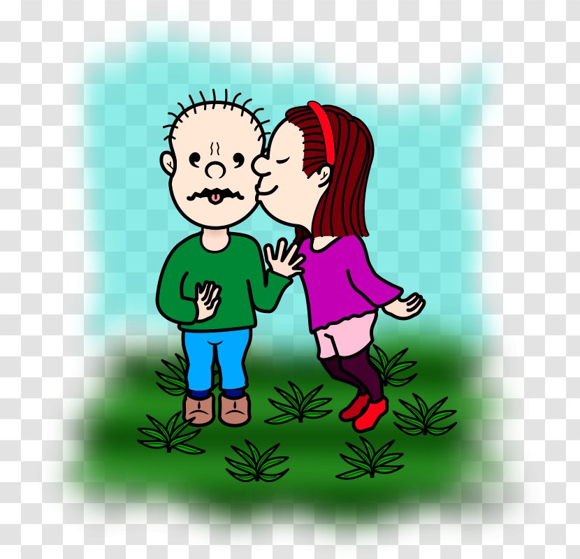 Child Clip Art - Flower - Kiss Transparent PNG