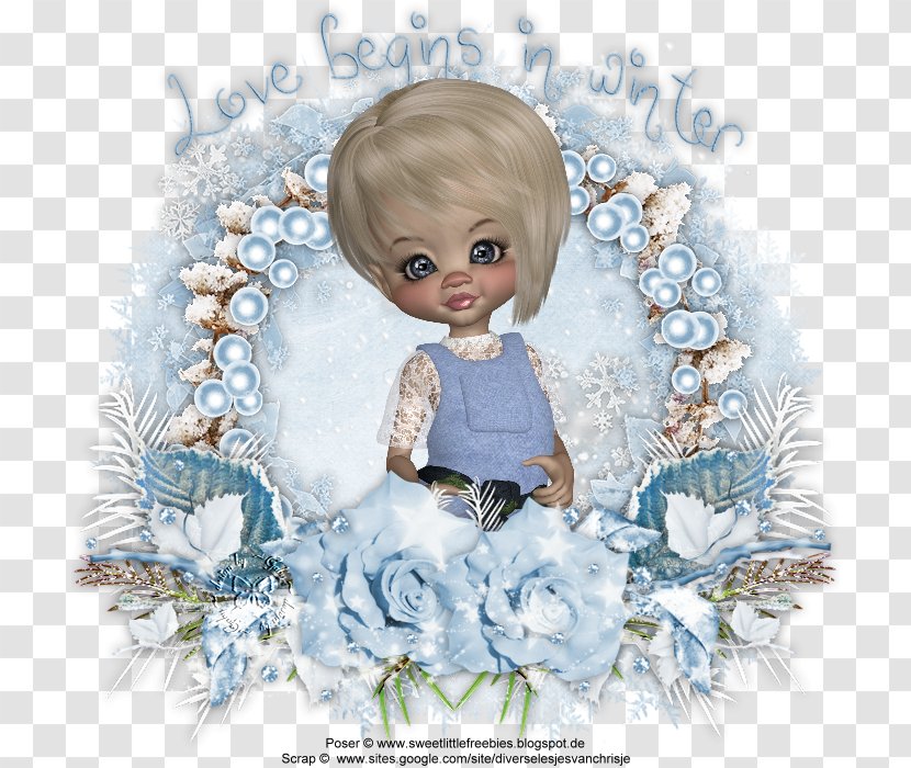 Toddler Doll Flower Angel M - Art Transparent PNG