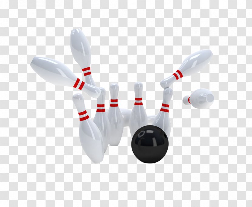 Bowling Ball Pin Ten-pin Strike - Zhuangfei Transparent PNG
