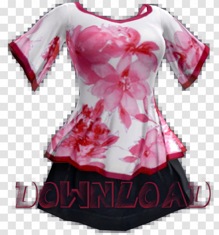 Blouse Sleeve Clothing Dress Shirt - Frame - Mmd Transparent PNG