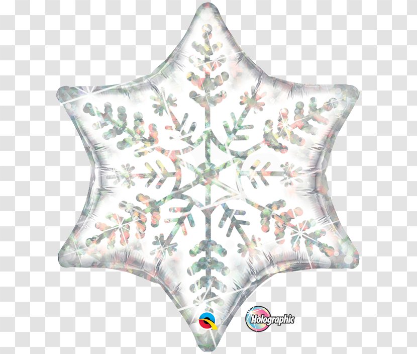 Mylar Balloon Snowflake Christmas Party - Popper - Winter Snowflakes Elements Transparent PNG