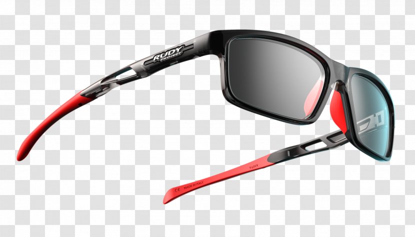 Sunglasses Rudy Project Eyewear Oakley, Inc. - Red - Polarized Light Transparent PNG