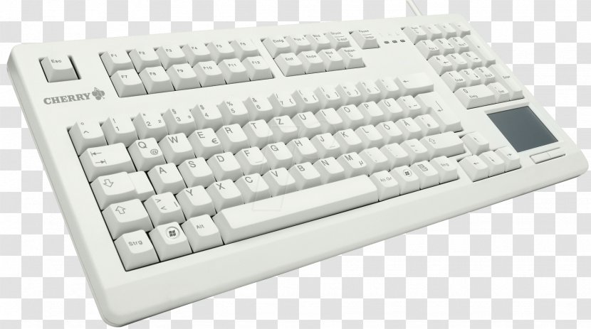 Computer Keyboard Space Bar Cherry Touchpad Laptop - Component Transparent PNG