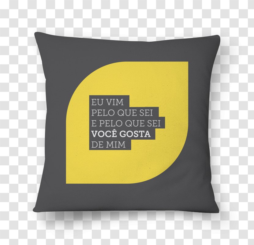 Throw Pillows Cushion Rectangle Font - Yellow - Renato Augusto Transparent PNG