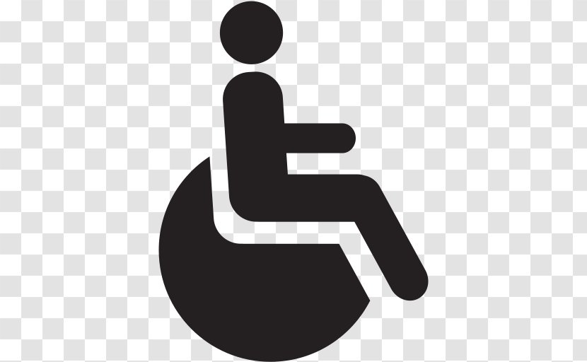 Disability Wheelchair - Text Transparent PNG