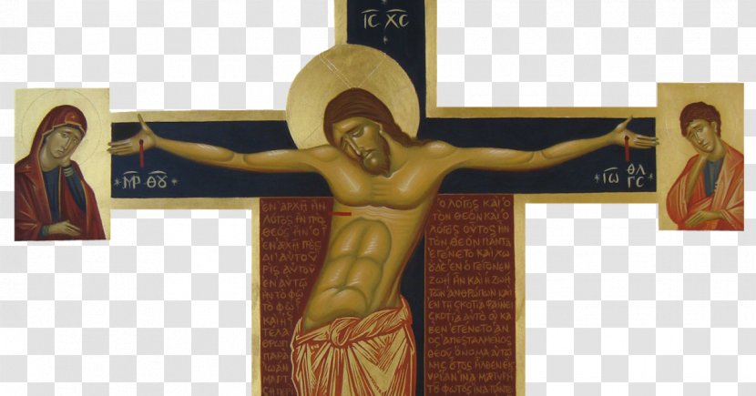Cross Crucifixion Byzantine Art Icon - Religious Item - HOLY WEEK Transparent PNG