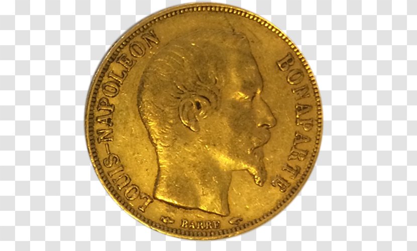Coin Gold Medal Bronze 01504 - Metal Transparent PNG