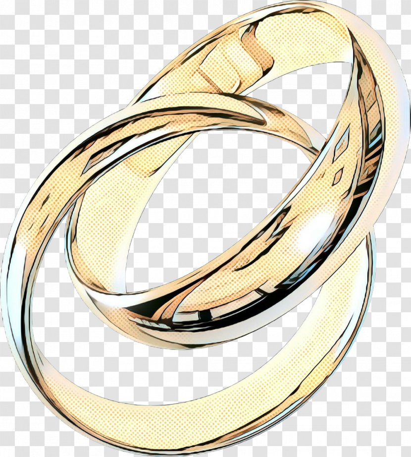 Wedding Ring Silver - Ceremony Supply - Bangle Body Jewelry Transparent PNG