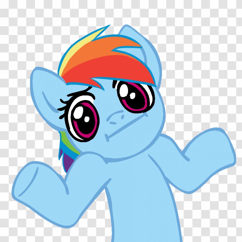 Rainbow Dash Pony Pinkie Pie Shrug Twilight Sparkle - Watercolor - Firefly Transparent PNG
