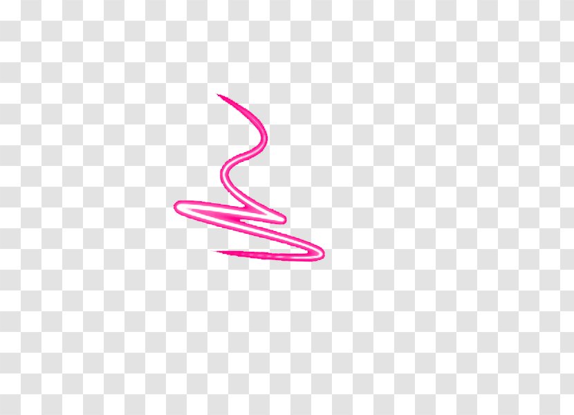 Pink M Font - The Neon Lights Transparent PNG