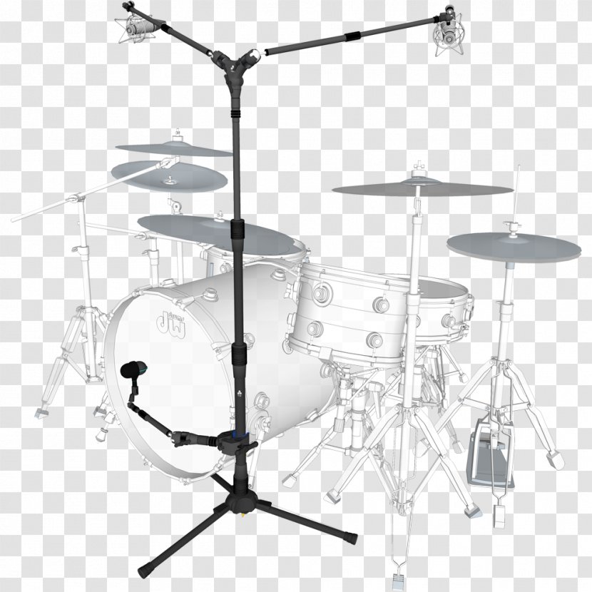 Snare Drums Microphone Tom-Toms Bass - Flower Transparent PNG
