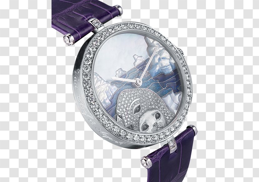 Watch Strap Bling-bling - Van Cleef Transparent PNG